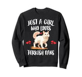 Just A Girl Who Loves Turkish Vans Cat Sweatshirt