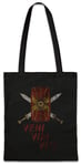 Veni Vidi Vici Shield Shopper Shopping Bag Rome I came saw conquered Caesar