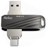 Netac U11 USB3.2 + Type-C Dual Flash Drive 256GB UFD