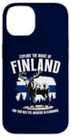 iPhone 14 Finland's Beauty Adventure Nature Outfit Moose Scandinavian Case