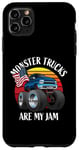 iPhone 11 Pro Max Monster Trucks Are My Jam Funny 4x4 Monster Truck Cartoon Case