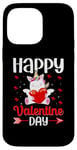 iPhone 14 Pro Max Unicorn Happy Valentine Day Couple Funny Unicorns Lovers Case