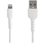 StarTech.com 2m tålig vitt USB-A till Blixtkabel - Tungt, robust