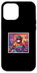 iPhone 12 Pro Max Fun Kid Monkey Playing Video Games Gamer Art Gift Graphic Case