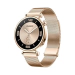 HUAWEI WATCH GT 4 Smart Watch for Women - Fitness Tracker Compatible with iOS & Android - 24H Health Monitoring including specific Women Health Management - Long Battery Life - 41MM Milanese Gold