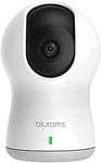 NK - Blurams Dome Lite 720p Caméra de Surveillance Dôme pour Maison-WiFi Mico-Haut-Parleur Détection Intelligente Mouvement/Sons, Alertes en Temps Réel Vision Panoramique - Mode Croisière (iOS