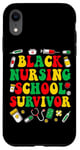 iPhone XR Black Women In Nursing Design for a Juneteenth Nurse Case