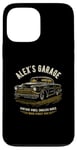 Coque pour iPhone 13 Pro Max Alex's Garage Hotrod Voiture Classique Design Personnalisé