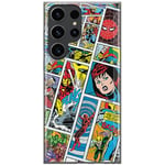 ERT GROUP Coque de téléphone Portable pour Samsung S23 Ultra Original et sous Licence Officielle Marvel Motif Avengers 034 Parfaitement adapté à la Forme du téléphone Portable, Coque en TPU