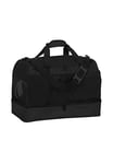 uhlsport ESSENTIAL 50 L Sac de jeux sac de sport Sac de voyage pour femmes et hommes - avec compartiment inférieur - sac pour le sport, les voyages, le fitness, la gym, le handball, le football - noir