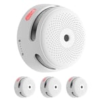 X-Sense Wi-Fi Smoke Alarm Detector Requires Base Station SBS50, Compatible with the X-Sense Home Security App, Compliant with EN 14604 Standard, XS01-M, 3-Pack