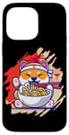 Coque pour iPhone 14 Pro Max Art japonais et ours panda japonais Ramen