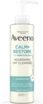 Aveeno Face Calm+Restore Nourishing Oat Cleanser (1x 200ml), Gentle Cleanser wit