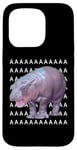 Coque pour iPhone 15 Pro Moo Deng Bébé Hippopotame