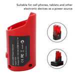 M12 USB Battery Charger Stable Performance Safe 2 Output Types USB Batt