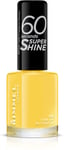 Rimmel 60 Seconds Super Shine Nail Polish - 8 Ml, Chin Up Buttercup