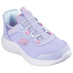 Skechers Junior Slip-Ins Trainers Kids Girls Bounder Simple Cute Memory Foam