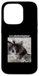 Coque pour iPhone 14 Pro evillarry larry chat meme brainrot lobotomisateur mastermind