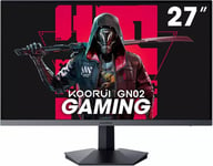 KOORUI Ecran Pc Gamer 27 Pouces, Moniteur PC 240Hz, FHD, 1ms, Adaptive Sync (1920 x 1080p, DCI-P3 90%, SRGB 100%, HDMI, DisplayPort, VESA 75x75)