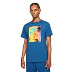 Nike M NSW Tee Swoosh by AIR Photo T-Shirt Mens, White, S