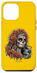 Coque pour iPhone 12 Pro Max Candy Skull Make-up Girl Día de los muertos Candy Skull