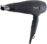 Hair Dryer with Concentrator Nozzle Attachment UK 2000W Paul Anthony - Black