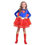 amscan 9906198 Déguisement de Supergirl sous licence officielle Warner Bros DC Comics 3-4 ans