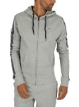 Tommy Hilfiger Men's Zip Logo Tapping Hoodie, Grey