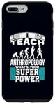 iPhone 7 Plus/8 Plus Anthropology Humor Superpower Teacher Human Evolution Case