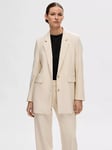 SELECTED FEMME Rita Relaxed Blazer, Birch