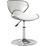 Tabouret de bar Blanc Similicuir vidaXL - Blanc