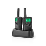 Nedis WLTK1010BK Walkie-Talkie Set