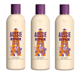 3x Aussie Repair Miracle Shampoo 300ml