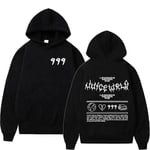 Juice Wrld Rapper Hoodies för Män och Kvinnor Street Fashion Jackor Populära Hip Hop Tröjor Vinter Överdimensionerade Långärmade Streetwear-Perfet 8 L