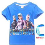 Fortnite T-Shirt för Barn Blue 140 (Modell 8393)