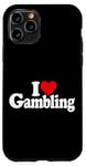 Coque pour iPhone 11 Pro I LOVE HEART GAMBLING CASINOS PARIS TRADING LAS VEGAS