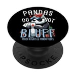 Poker Panda Jeu de cartes à jouer Panda PopSockets PopGrip Adhésif