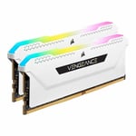 16GB (2x8GB) Corsair DDR4 Vengeance RGB PRO SL White PC4-25600 (3200) Non-ECC