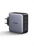 UGREEN Nexode X 160W USB C Chargeur Rapide 4 Ports GaNInfinity Prise USB C Compatible avec iPhone 16 Plus Pro Max 15 14 13 12 11 Galaxy PPS 45W S24 Ultra S23 S22 Pixel iPad MacBook Air Pro M3 M2 M1