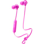 Music Sound | ÉCOUTEURS Bluetooth | Écouteurs Bluetooth avec Microphone pour Smartphone Universel - Télécommande Intégrée - Batterie 6 Heures - Couleur Rose