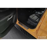 Svarta dorrtrosklar i rostfritt stål lamplig for Ford Ranger VI 2022 39Lines39 4delad