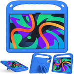 FDHYFGDY Coque pour Lenovo Tab M11 2024, Léger Résistante Étui Antichoc Poignée de Transpor, Housse de Protection Robuste pour Enfant und Adulte Coque,Bleu