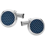 Montblanc Cufflinks Meisterstuck Blue Hexagon Inlay