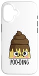 Coque pour iPhone 16 Jeu de mots amusant Poo-ding