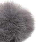 (grey)Furry Microphone Windscreen Reduce Wind Interference Filter Noise