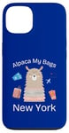 Coque pour iPhone 13 Alpaca My Bags Tenue de voyage de vacances New York