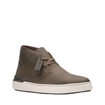 Clarks CourtLite DBT 26168596 Mens Green Leather Lace Up Chukkas Boots