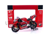 MAISTO 1/18 - DUCATI DESMOSEDICI GP22 - MOTO GP 2022 36391M