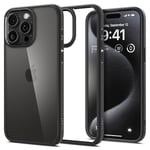 Spigen Ultra Hybrid Case Compatible with iPhone 15 Pro - Matte Black