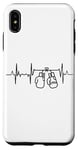 Coque pour iPhone XS Max Tenue d'entraînement de boxe Boxer Heartbeat Heartline ECG